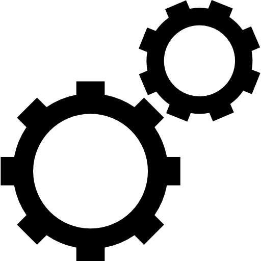 Cogwheels for settings